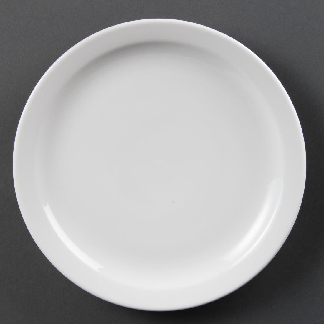 Olympia Whiteware Narrow Rimmed Plates 250mm product image