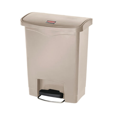 Rubbermaid Slim Jim Step on Front Pedal Beige product image