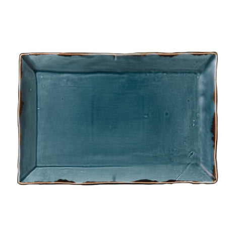 Dudson Harvest Rectangular Trays Blue 230 x 336mm (Pack of 6)