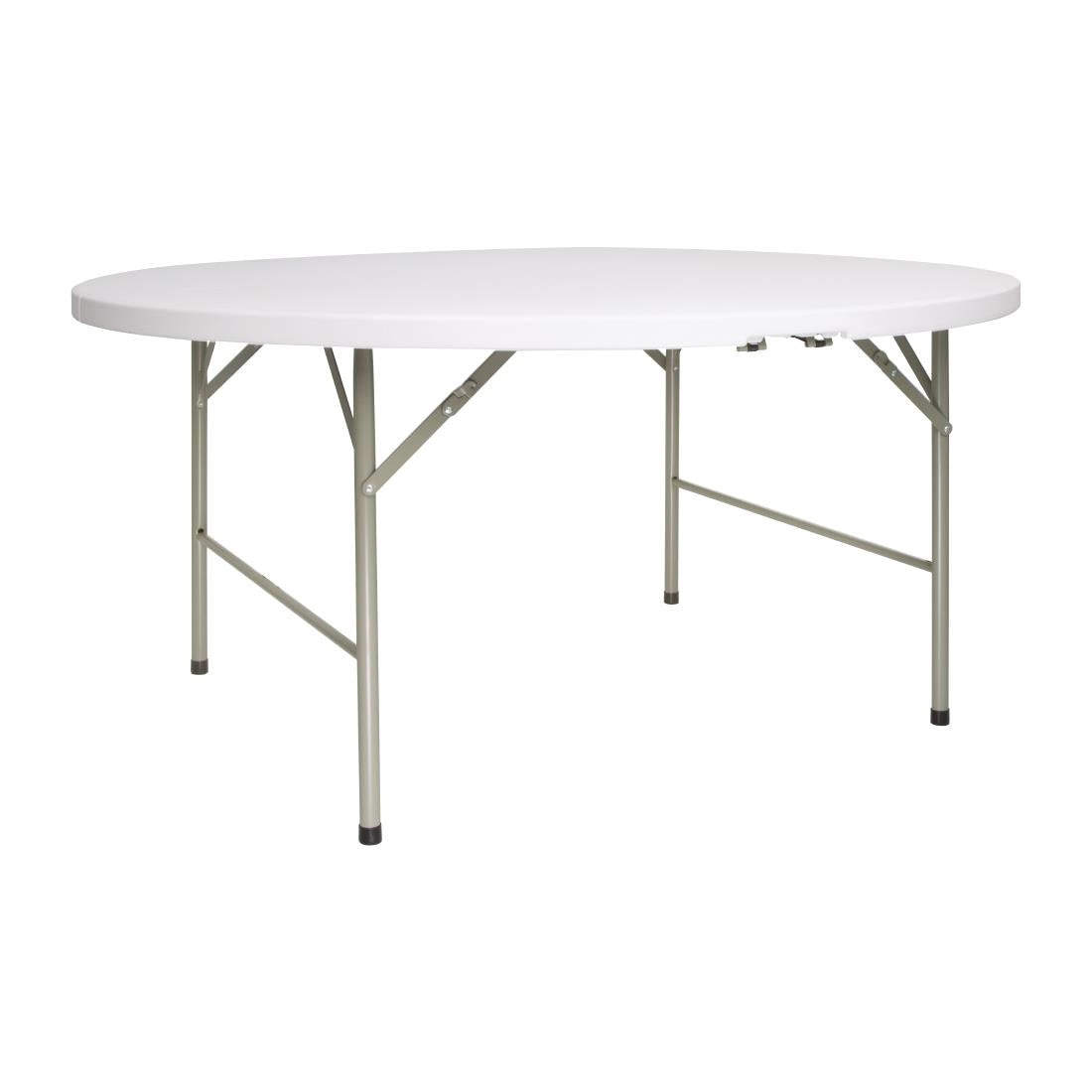 Bolero 5ft Round Folding Table White product image