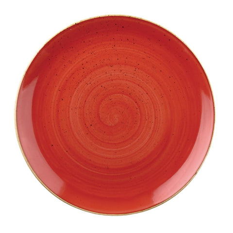 Churchill Stonecast Round Coupe Plate Berry product image