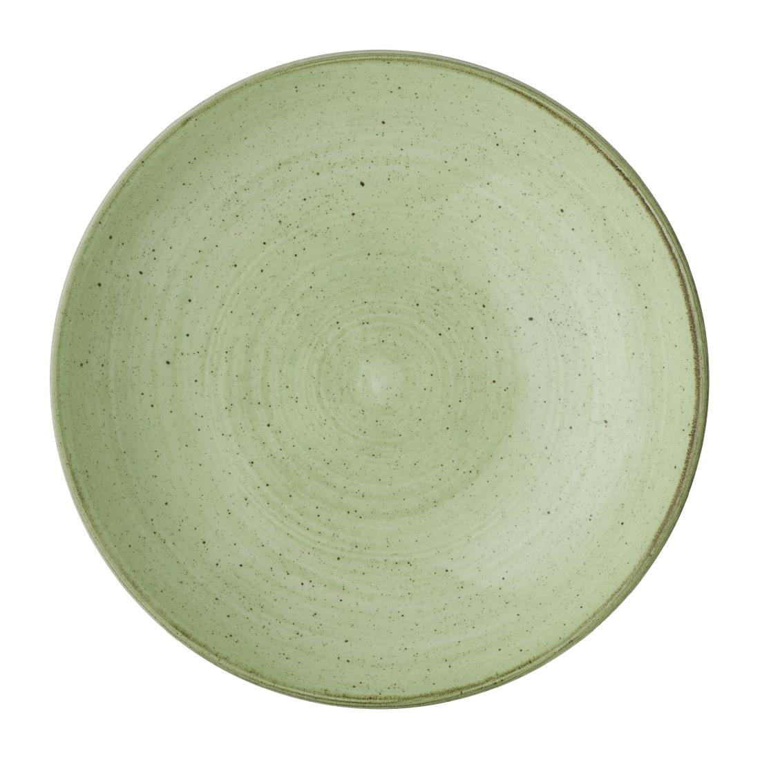 Churchill Stonecast Sage Green Coupe Bowl product image