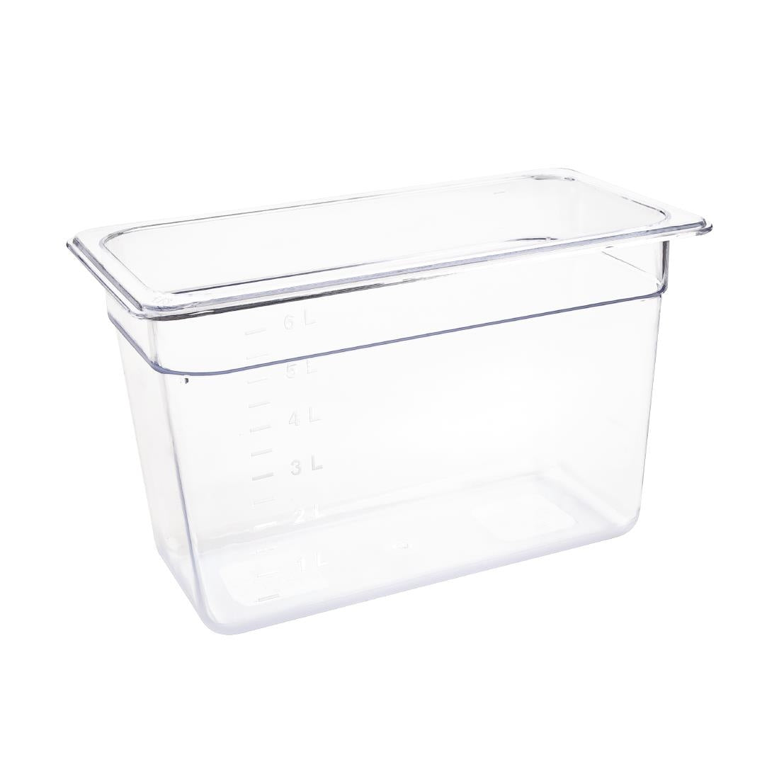 Vogue Polycarbonate 1/3 Gastronorm Container product image