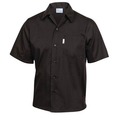 Chef Works Unisex Cool Vent Chefs Shirt Black XL