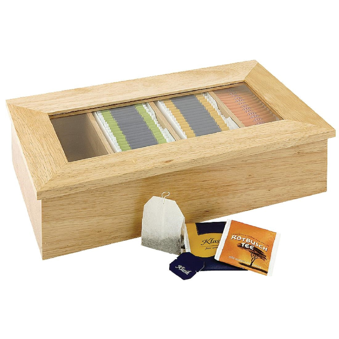Olympia Hevea Wood Tea Box product image