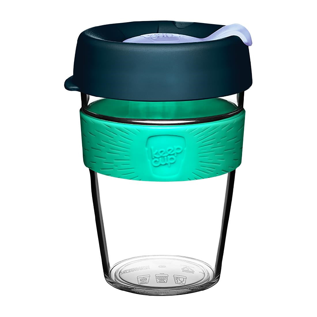 KeepCups Clear Reusable Cups Eventide 12oz product image