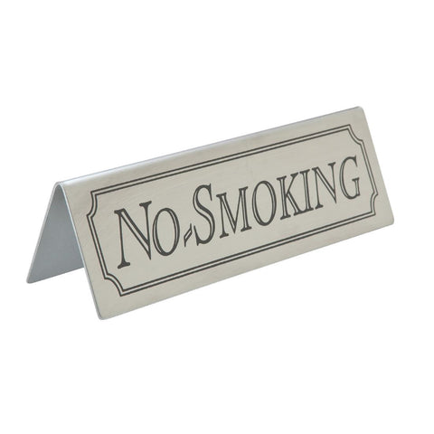 Beaumont No Smoking Table Sign Stainless product image