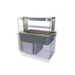 Kubus KCDL3HT Drop-In Chilled Deli Serve-Over Counter 1175mm