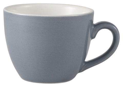Genware 312109G Royal Bowl Shaped Cup 9cl Grey - Pack of 6