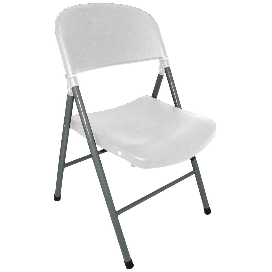Bolero Foldaway Utility Chairs White product image