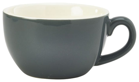 Genware 322118G Royal Bowl Shaped Cup 17.5cl/6oz Grey - Pack of 6