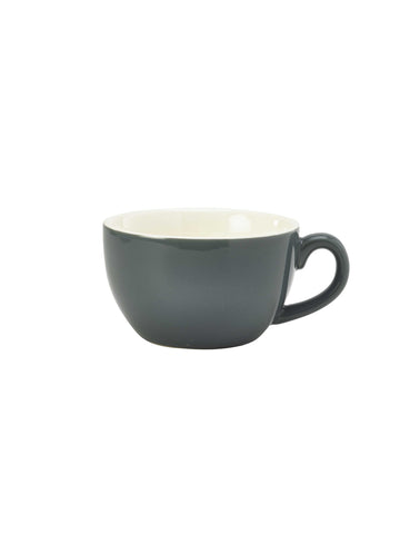 Genware 322125G Royal Bowl Shaped Cup 25cl Grey - Pack of 6