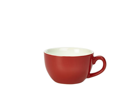 Genware 322125R Royal Bowl Shaped Cup 25cl Red - Pack of 6