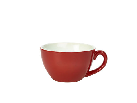 Genware 322134R Royal Bowl Shaped Cup 34cl Red - Pack of 6