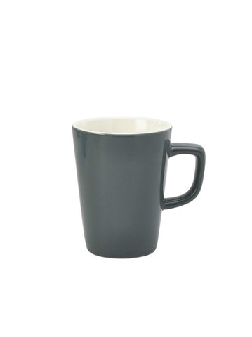 Genware 322135G Royal Latte Mug 34cl Grey - Pack of 6