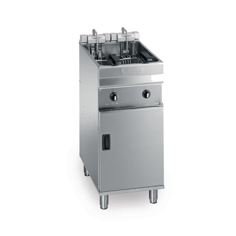 Valentine Single Tank Twin Basket Free Standing Electric Fryer Evo 400