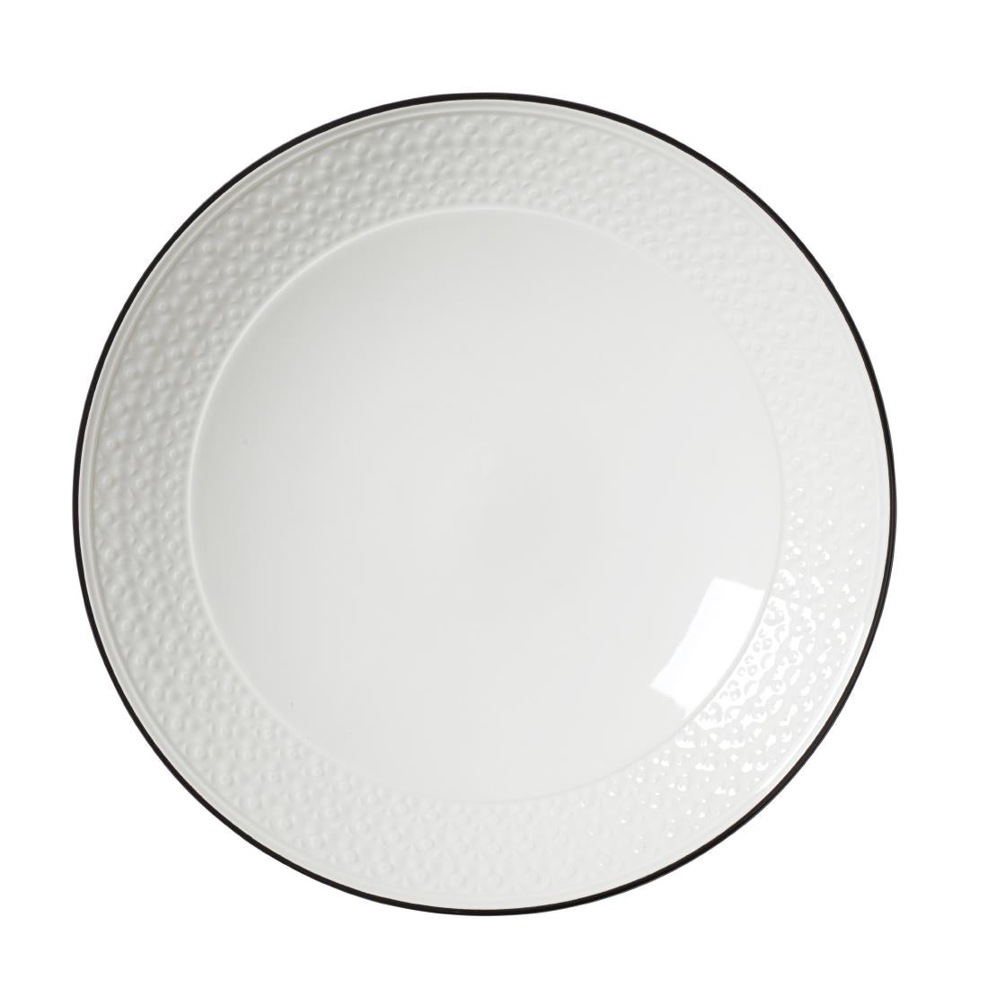 Steelite Bead Black Band Coupe Bowls 252mm product image