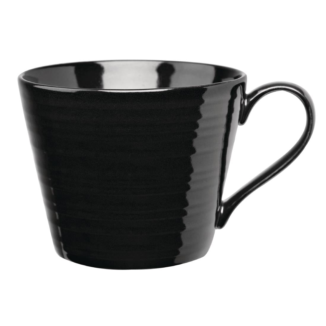 Art de Cuisine Rustics Black Snug Mugs 341ml (Pack of 6) product image