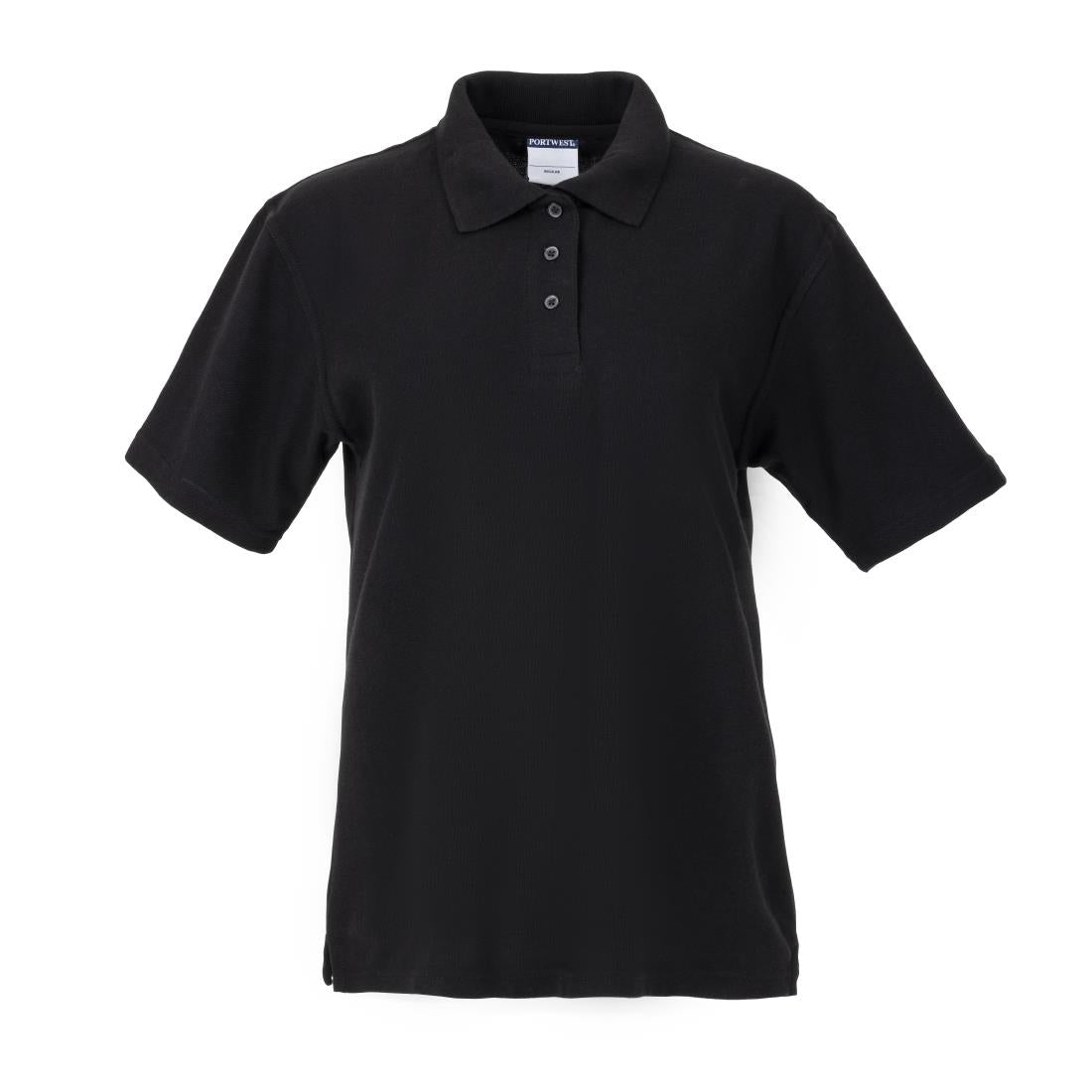 Ladies Polo Shirt Black XL product image