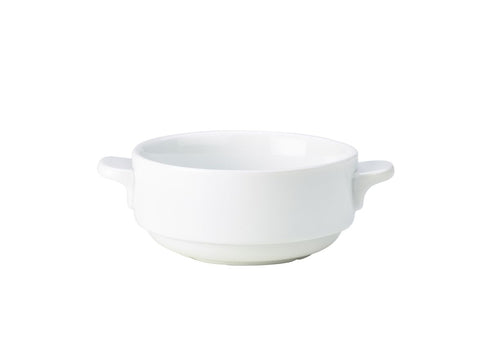 Genware 360211 Royal Lugged Soup Bowl 25cl - Pack of 6