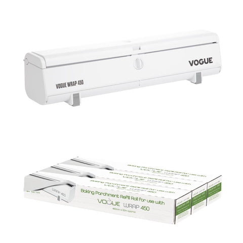Vogue Wrap 450 Parchement Dispenser Bundle