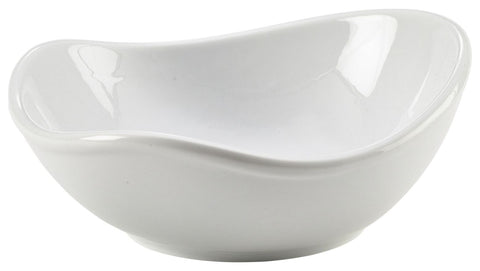 Genware 361115 Royal Organic Triangular Bowl 15 x 14.3 x 6.1cm - Pack of 6