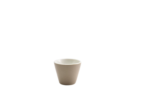 Genware 369006STN Royal Conical Bowl 6cm Dia Stone - Pack of 12