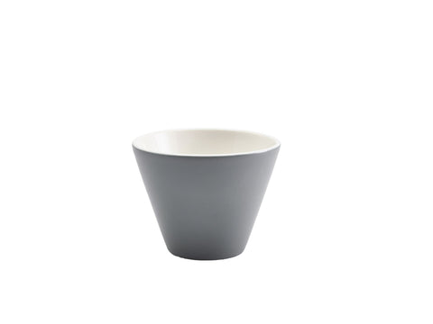 Genware 369011GRP Royal Conical Bowl 10.5cm Dia Graphite - Pack of 6