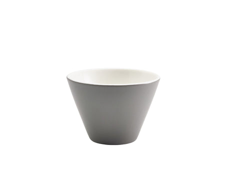 Genware 369012SLT Royal Conical Bowl 12cm Dia Slate - Pack of 6