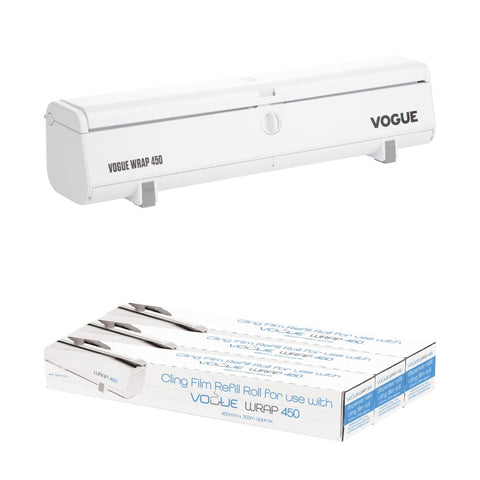 Vogue Wrap 450 Cling Film Dispenser Bundle
