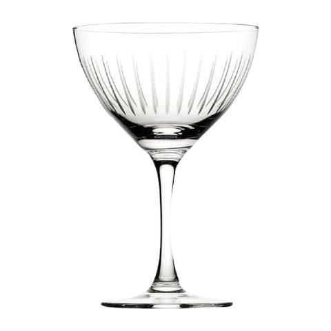 Utopia Raffles Lines Martini Glasses 190ml (Pack of 6)