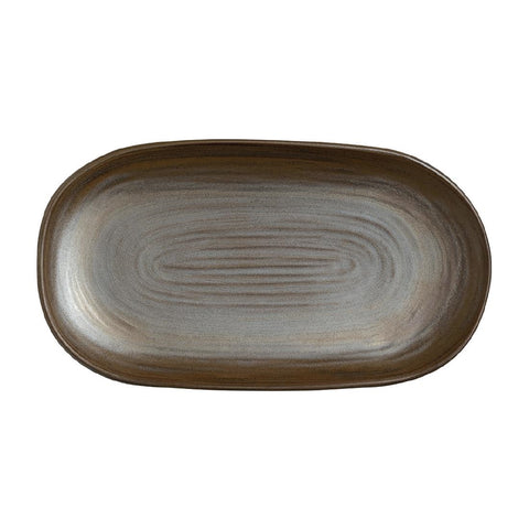 Steelite Patina Bronze Platter 330mm x 178mm (Pack of 24)