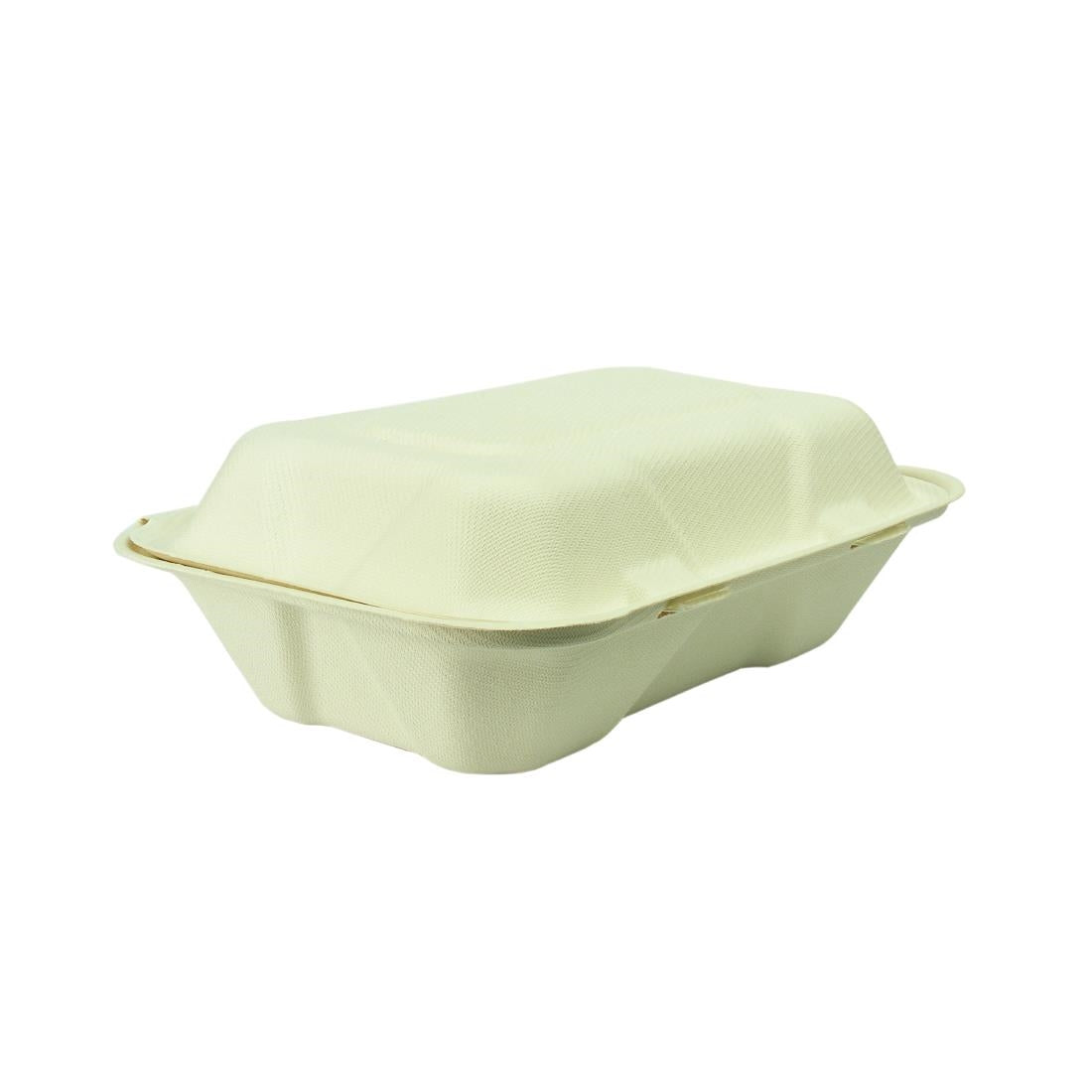 Vegware Compostable Bagasse Clamshell Hinged product image