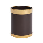 Bolero Waste Paper Bin with Gold Rim product image