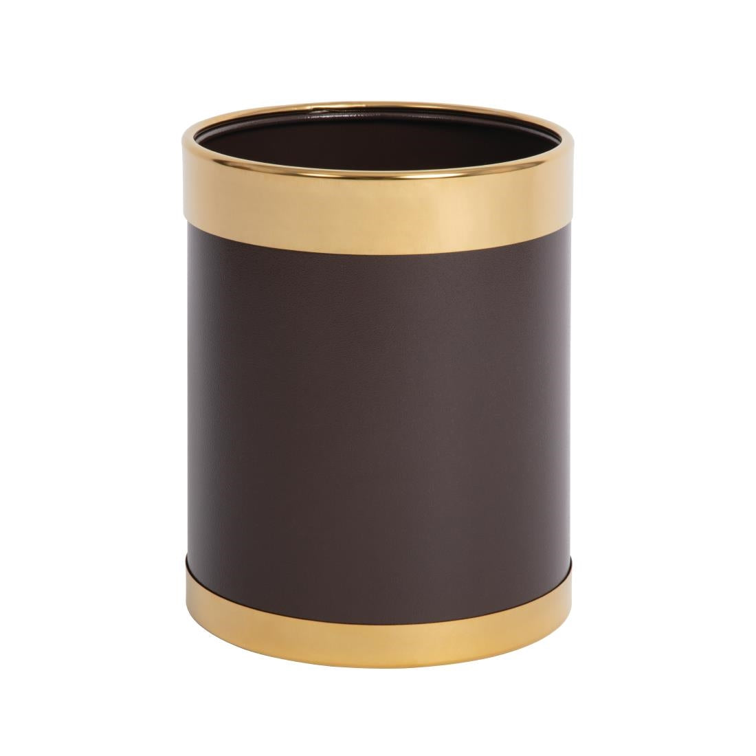 Bolero Waste Paper Bin with Gold Rim product image