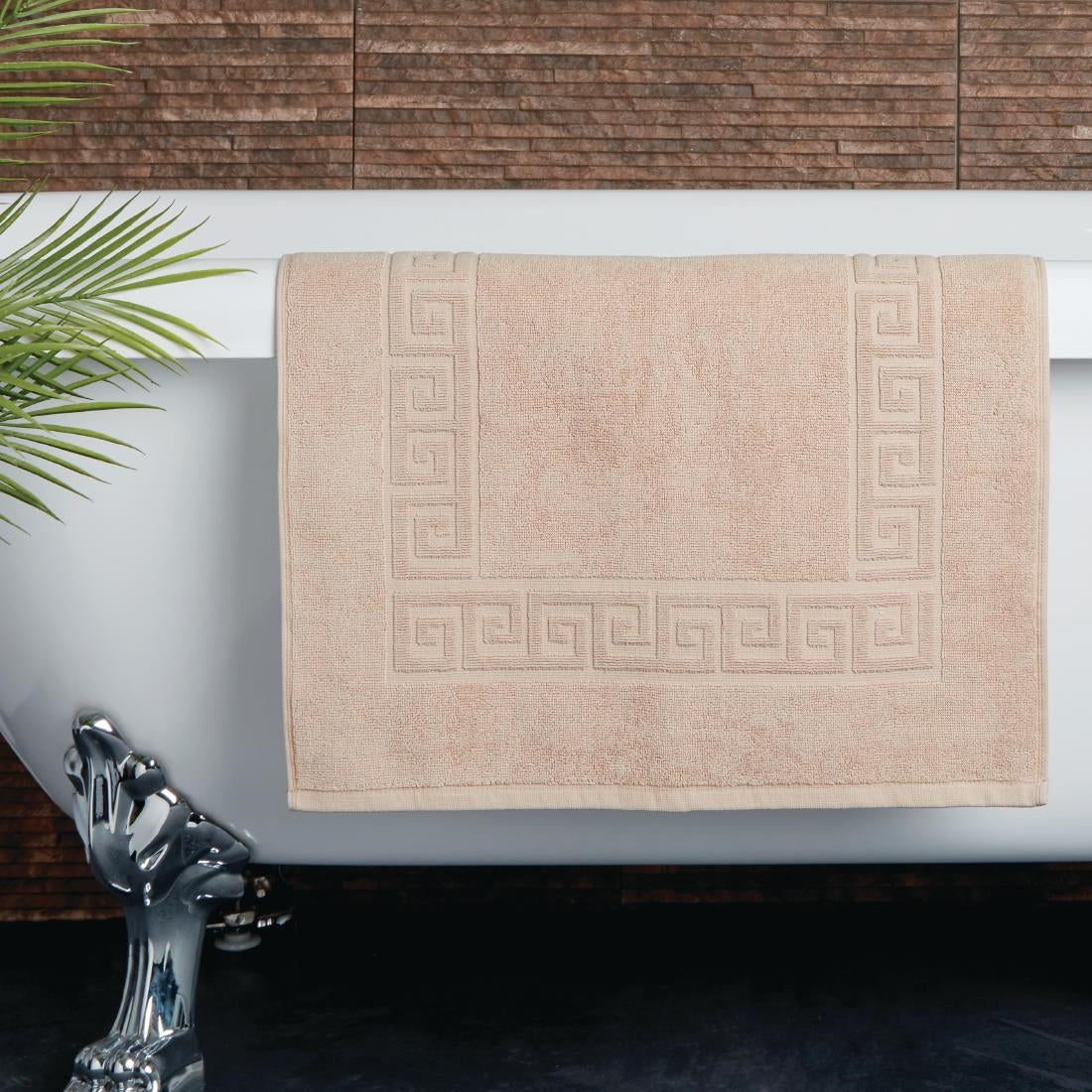 Mitre Essentials Nova Bath Mat Beige product image