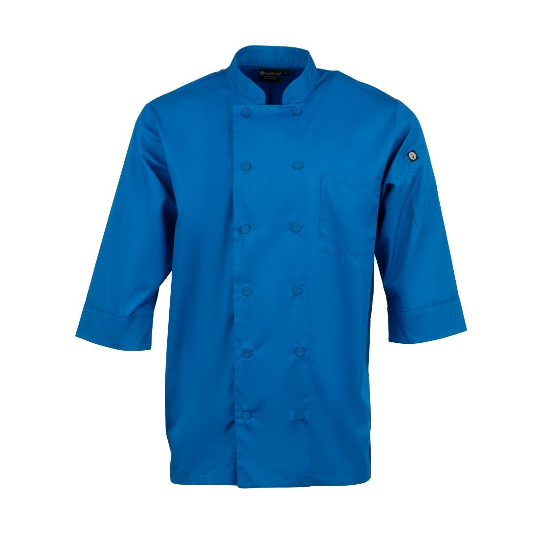 Chef Works Unisex Chefs Jacket Blue L product image