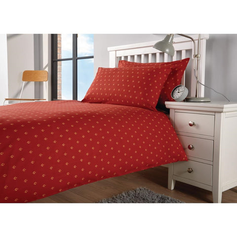 Mitre Essentials Perth Duvet Covers Terracotta Single