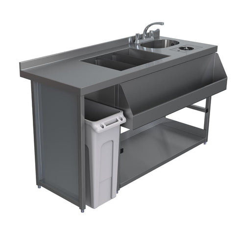 Parry Modular Bar Cocktail Station with Bin Void MB-CSV15