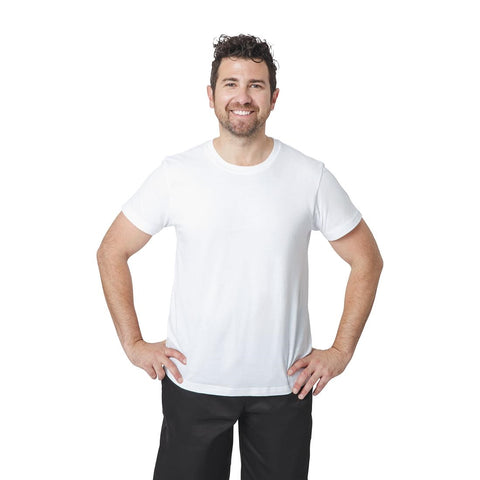 Unisex Chef T-Shirt White 2XL