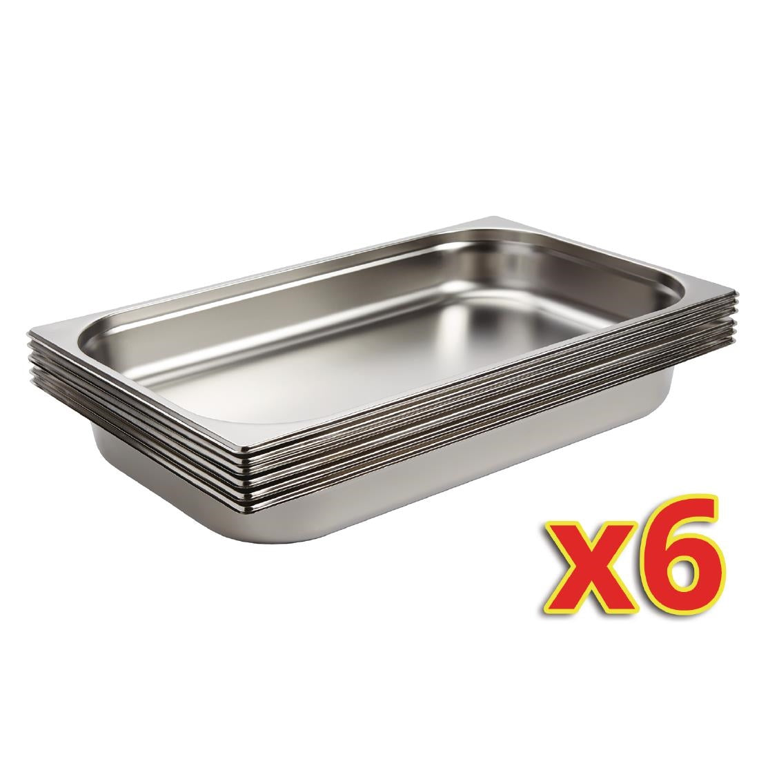 Vogue Stainless Steel 1/1 Gastronorm Trays product image