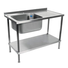 Holmes Stainless Steel Sink Right Hand Drainer 1200mm