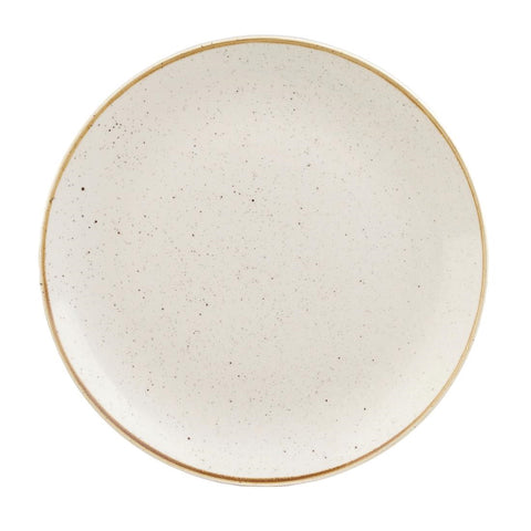 Churchill Stonecast Round Coupe Plate Barley White 286mm (Pack of 12)