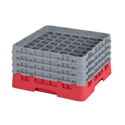 Cambro Camrack Red 49 Compartments Max Glass product image