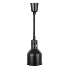 Buffalo Retractable Heat Lamp Matte Black Steel Finish
