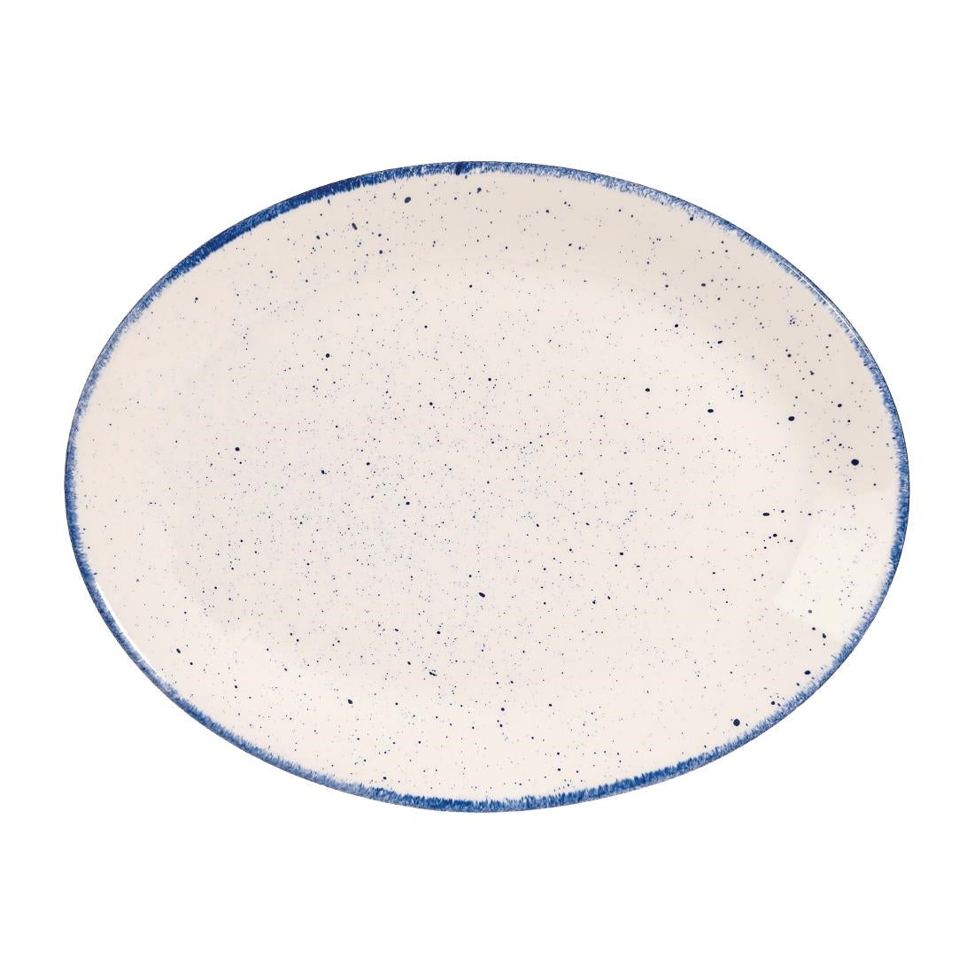 Churchill Stonecast Hints Oval Plates Indigo product image