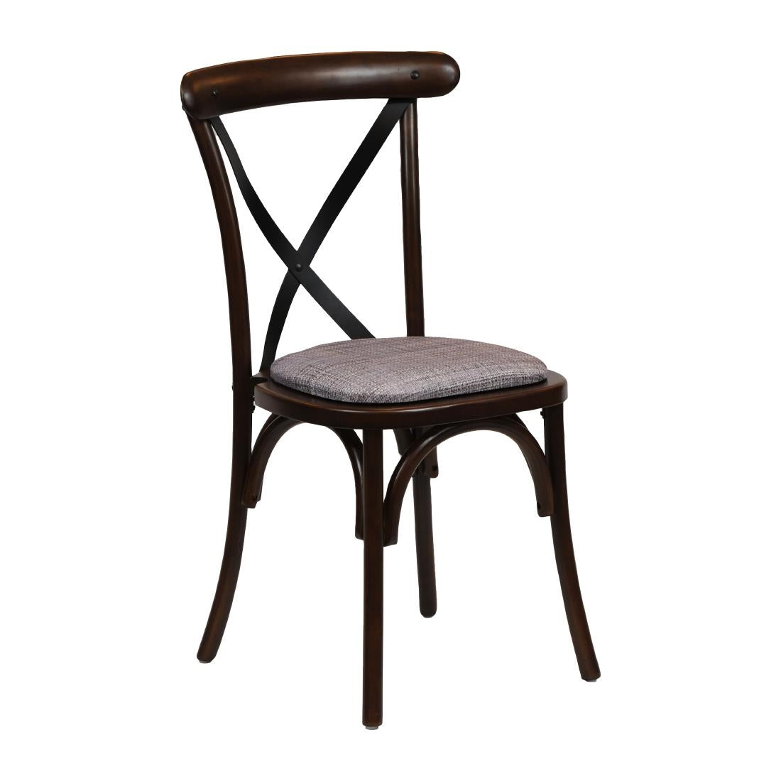 Bristol Dining Chair Dark Walnut with Padded product image