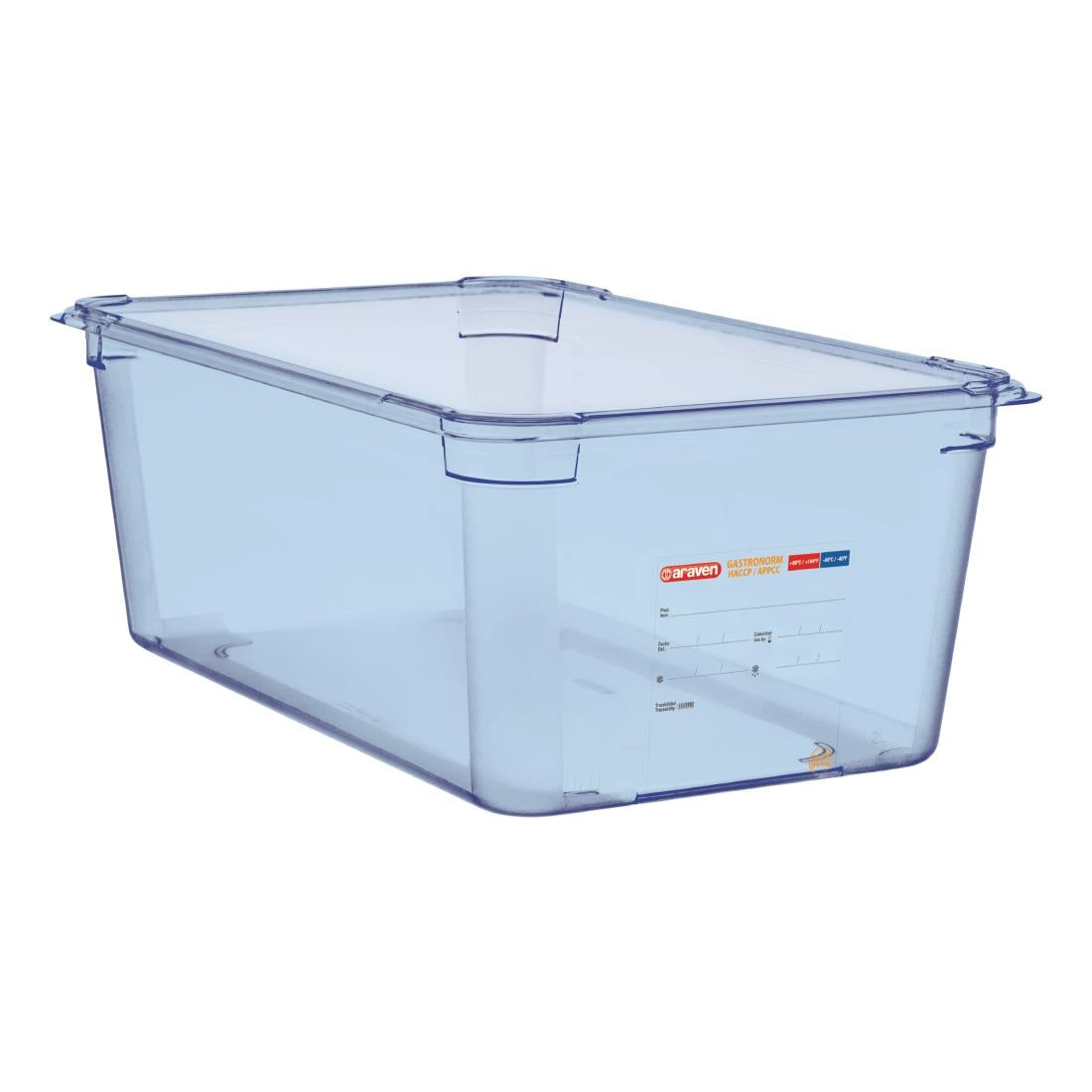 Araven ABS Food Storage Container Blue GN 1/1 product image