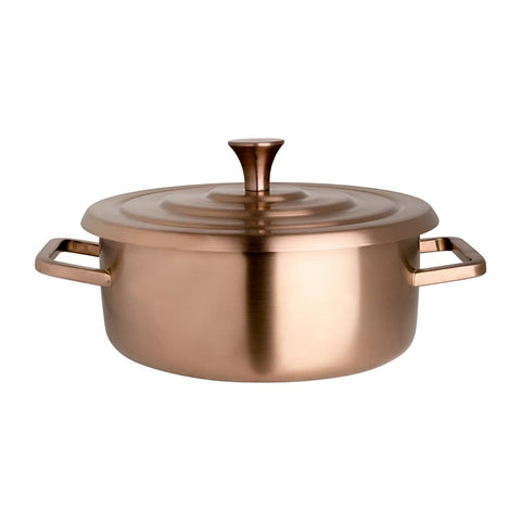 Steelite Creations Homestyle Brushed Bronze Round Chafer 1.9L