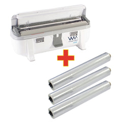 Wrapmaster 3000 Dispenser with 3 x 300m Cling Film Rolls